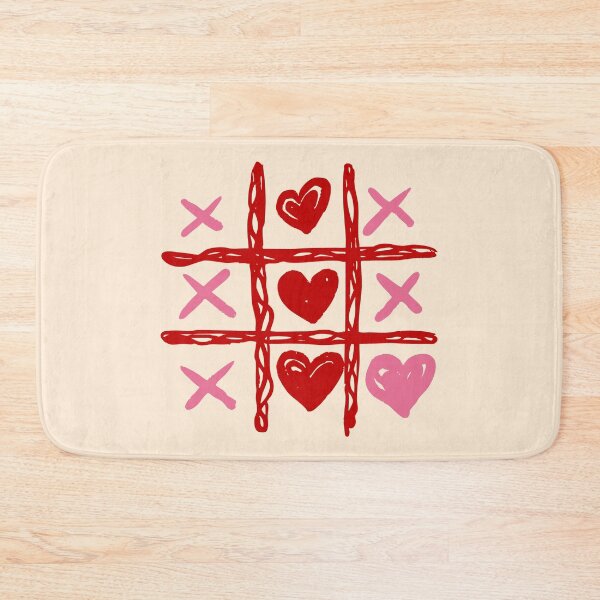 Item preview, Cute Heart Tic Tac Toe Love Game designed and sold by MaiZephyr.