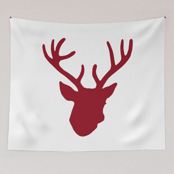 Item preview, Deer Head: Rustic Red designed and sold by Jared Davies.