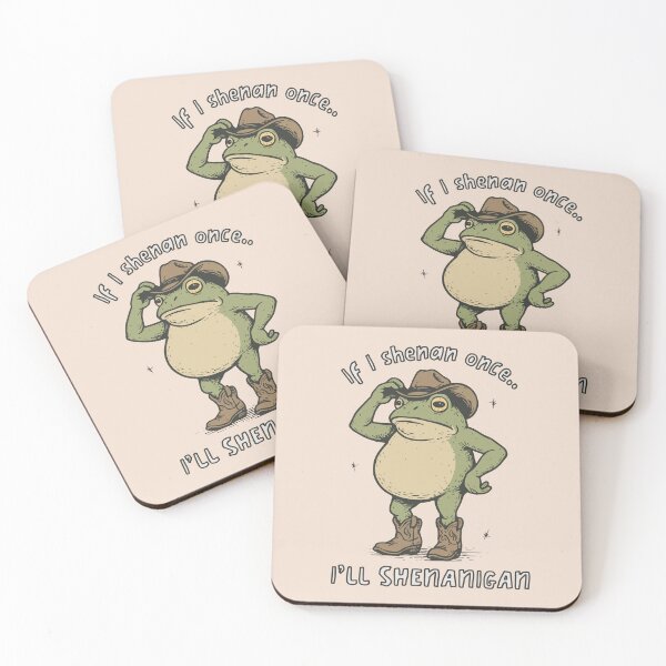 Item preview, If I shenan once I'll shenanigan frog  designed and sold by BrownHorse90s.