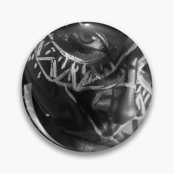 Item preview, Tattoo-Inspired Female Face Close-Up Photo Art designed and sold by DEC02.