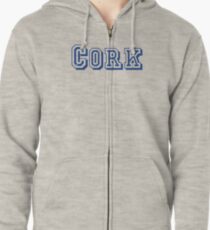 Cork Zipped Hoodie