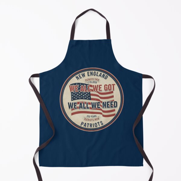 Item preview, New England Patriots Super Bowl LX "We All We Got" 250th Anniversary Graphic designed and sold by Rhythm Thru Art .
