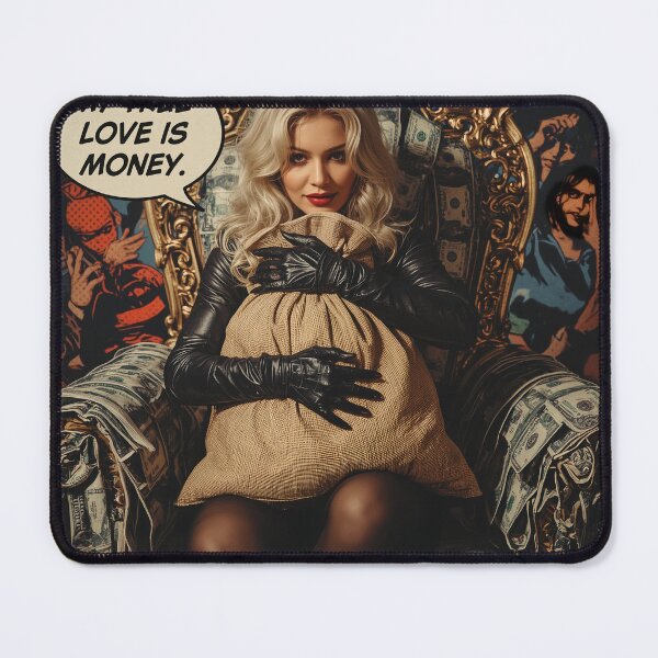 Item preview, Money Is My True Love - Luxury Pop Art Poster designed and sold by PopOutDreams.