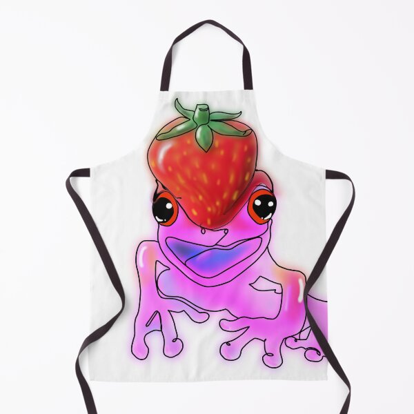 Item preview, Frank the Strawberry Frog – animalsinhats designed and sold by Ashley’sAnimalz.