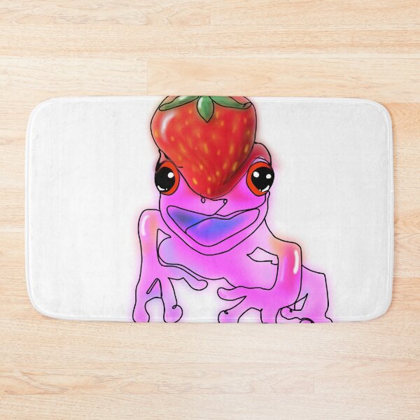 Item preview, Frank the Strawberry Frog – animalsinhats designed and sold by Ashley’sAnimalz.