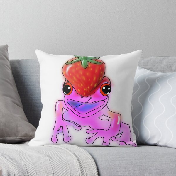 Item preview, Frank the Strawberry Frog – animalsinhats designed and sold by Ashley’sAnimalz.
