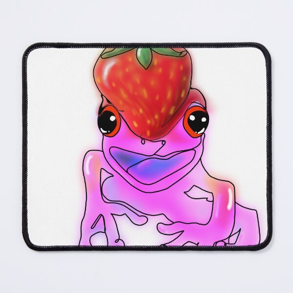 Item preview, Frank the Strawberry Frog – animalsinhats designed and sold by Ashley’sAnimalz.