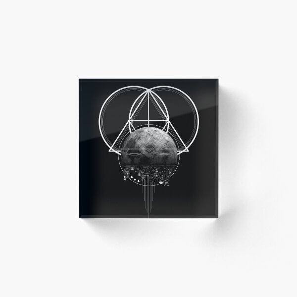 The Glitch Mob Nightlife Design Acrylic Block