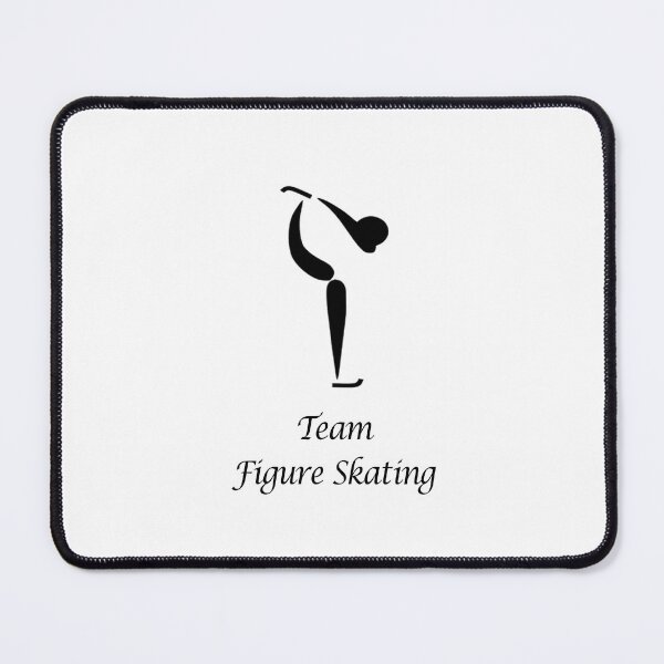 Item preview, ZPS Team Figure Skating Silhouette Black designed and sold by ZaryaParx.