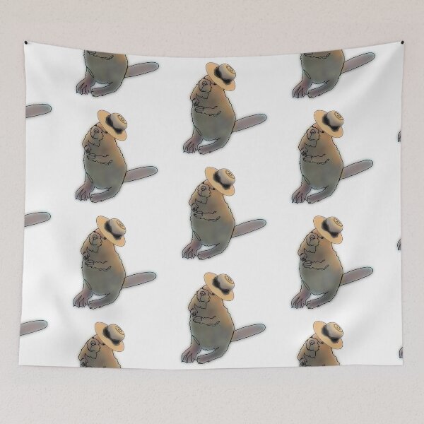 Item preview, Benny the Beaver in a sun Hat with bow– animalzinhats designed and sold by Ashley’sAnimalz.