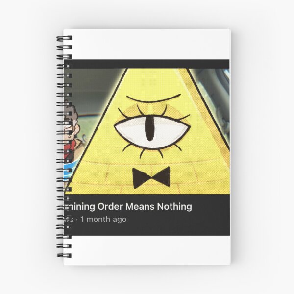 Item preview, Bill Cipher and Stanford Pines - A Restraining Order Means Nothing Meme designed and sold by Rye Bread.