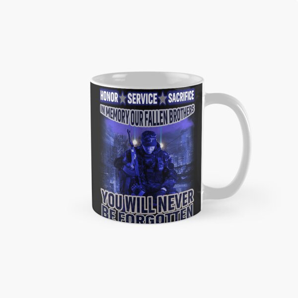 Item preview, You Will Never Be Forgotten – Fallen Soldier Memorial Tribute Shirt designed and sold by MKBgdesign.