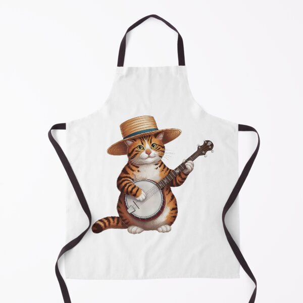 Item preview, cat banjo designed and sold by Uglyandcute.