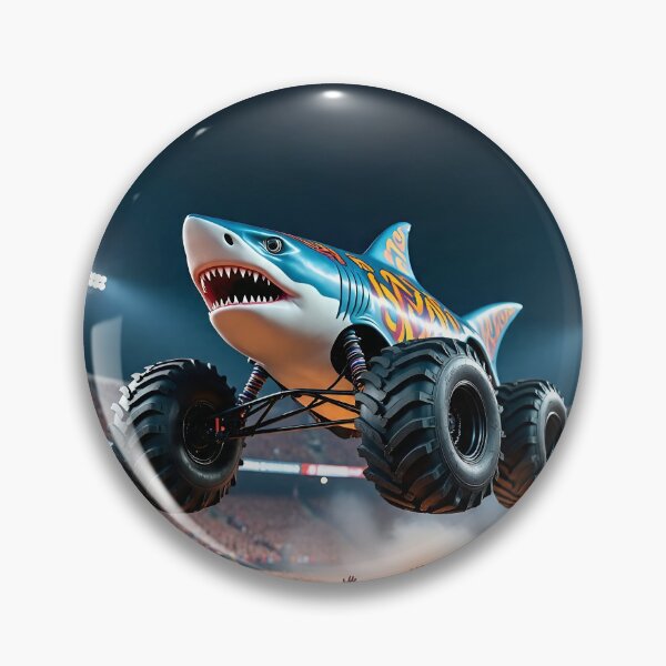 Item preview, Shark Monster Truck #2 designed and sold by UrbanTRIP.
