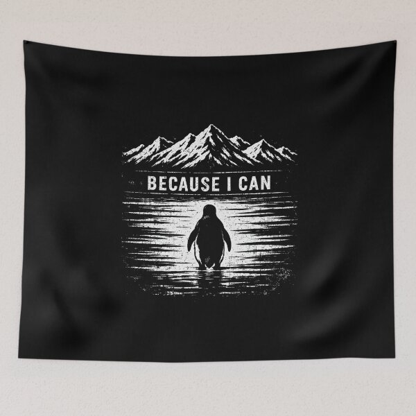 Item preview, But Why Because I Can Penguin Mountain Explorer designed and sold by Nocturnal-Vines.