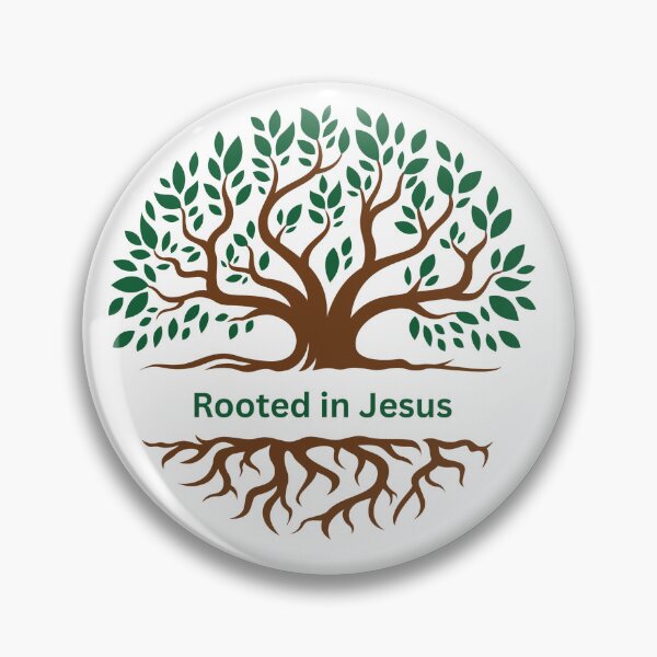 Item preview, Rooted in Jesus – Tree Design designed and sold by IsWhatWeDo.