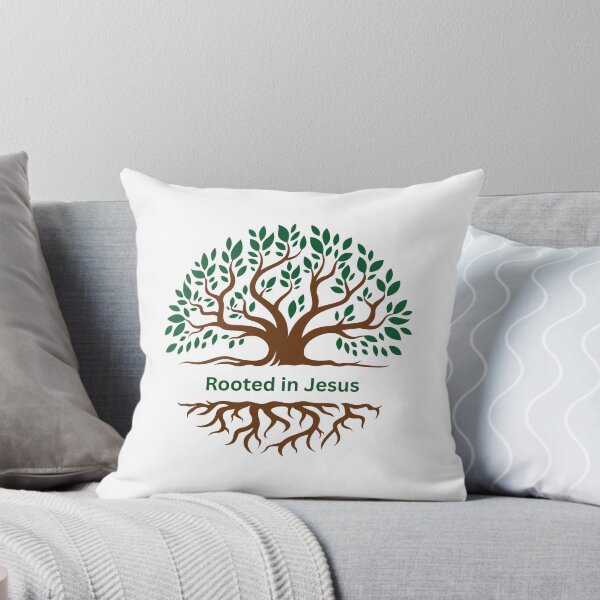 Item preview, Rooted in Jesus – Tree Design designed and sold by IsWhatWeDo.