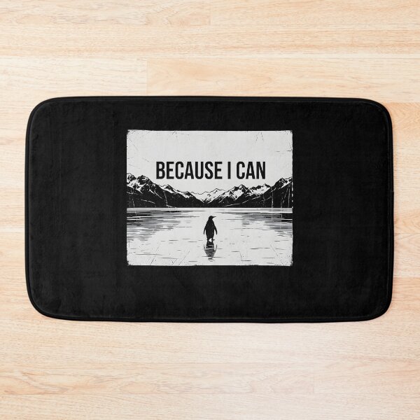 Item preview, But Why Because I Can Penguin Adventure Motivation designed and sold by Nocturnal-Vines.