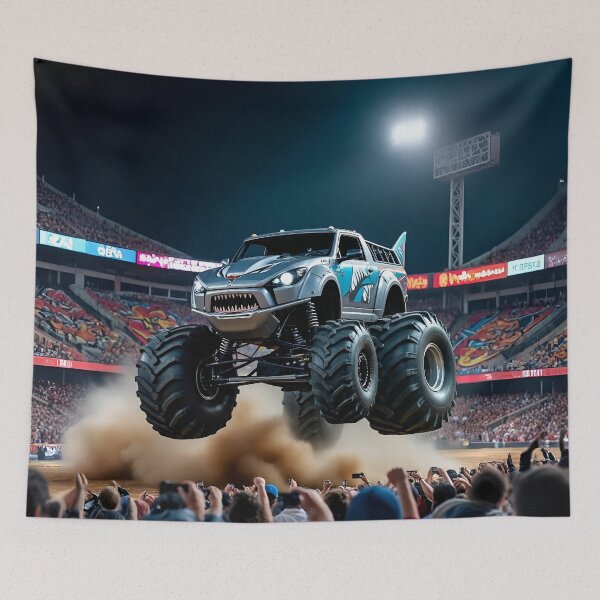 Item preview, Shark Monster Truck designed and sold by UrbanTRIP.