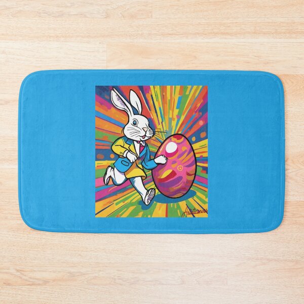Item preview, Pop Art Easter Bunny Run designed and sold by Artisticanvas.