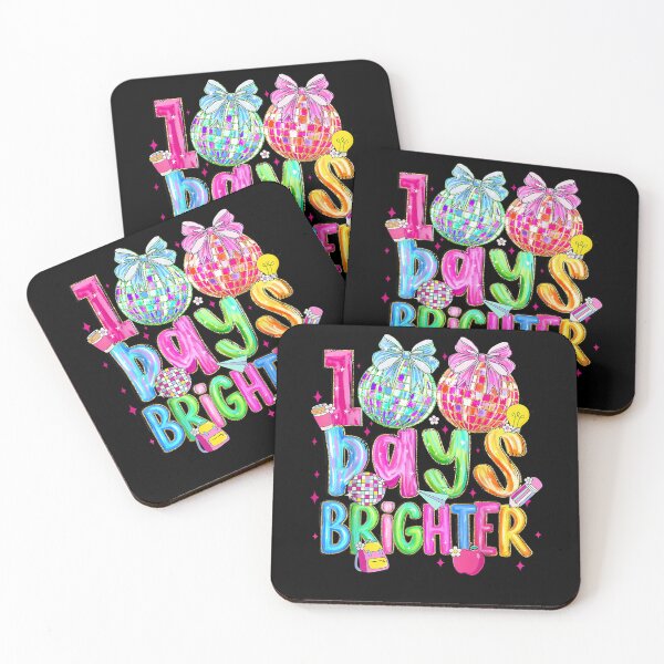 Item preview, Preppy 100 Days Brighter Happy 100th Day of School Boy Girl designed and sold by Juansustait.