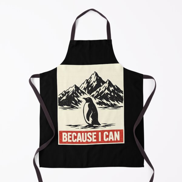 Item preview, But Why Because I Can Penguin Mountain Statement designed and sold by Nocturnal-Vines.