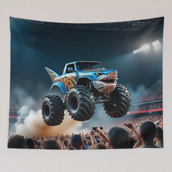 Item preview, Shark Monster Truck #3 designed and sold by UrbanTRIP.