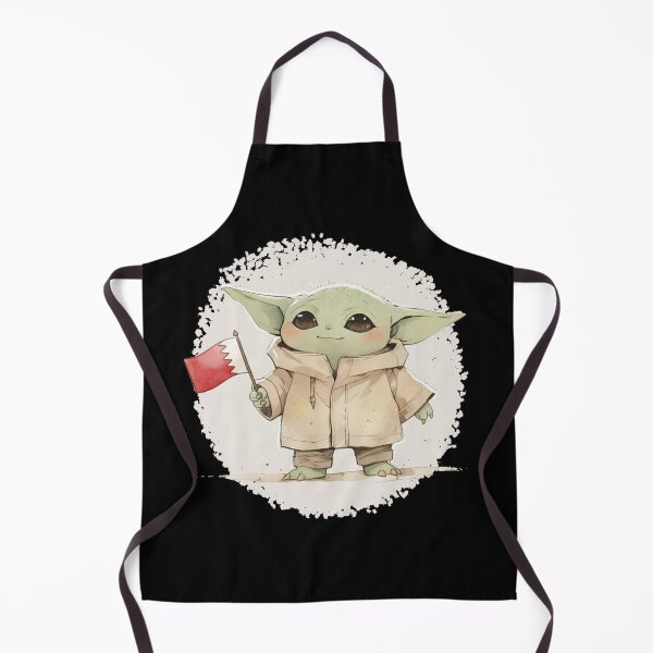 Item preview, BABY YODA BAHRAIN FLAG designed and sold by LIS AND MELIVERSO.