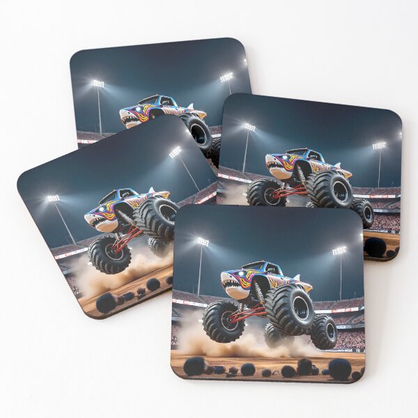 Item preview, Shark Monster Truck #4 designed and sold by UrbanTRIP.