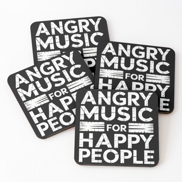 Item preview, Angry Music For Happy People Heavy Metal Hard Rock designed and sold by FlankinMew.