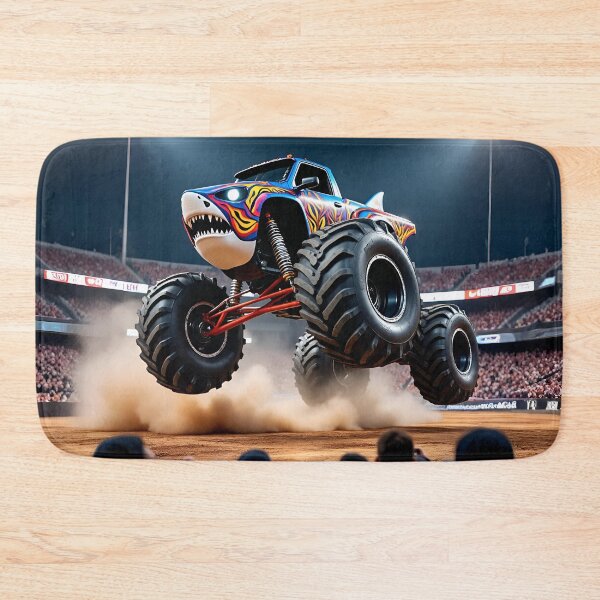 Item preview, Shark Monster Truck #4 designed and sold by UrbanTRIP.