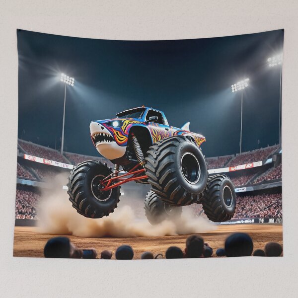 Item preview, Shark Monster Truck #4 designed and sold by UrbanTRIP.