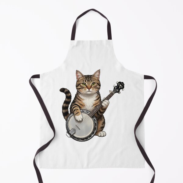 Item preview, cat banjo designed and sold by Uglyandcute.