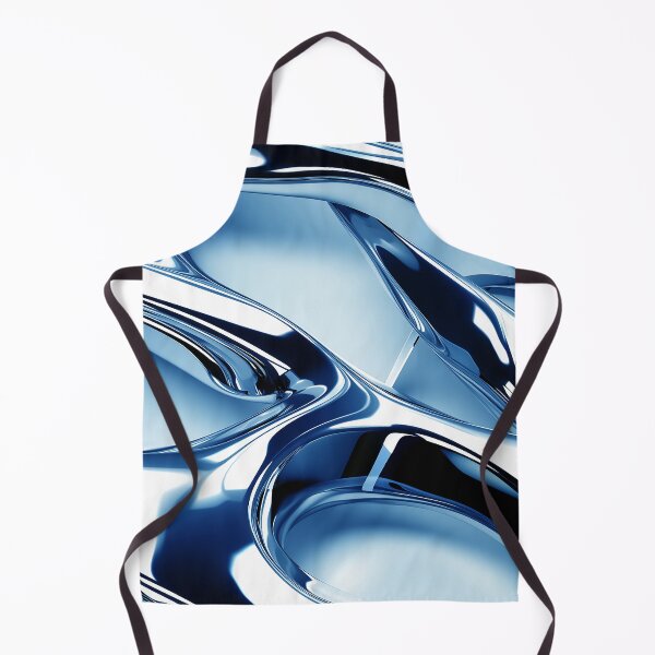 Item preview, Aqua, Blue, And Silvery (Faux) Metallic Abstract Designs designed and sold by DEC02.