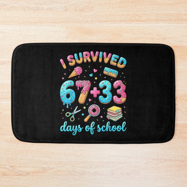 Item preview, I Survived 67 33 Days of School 100 Days of School 67 Meme designed and sold by Juansustait.