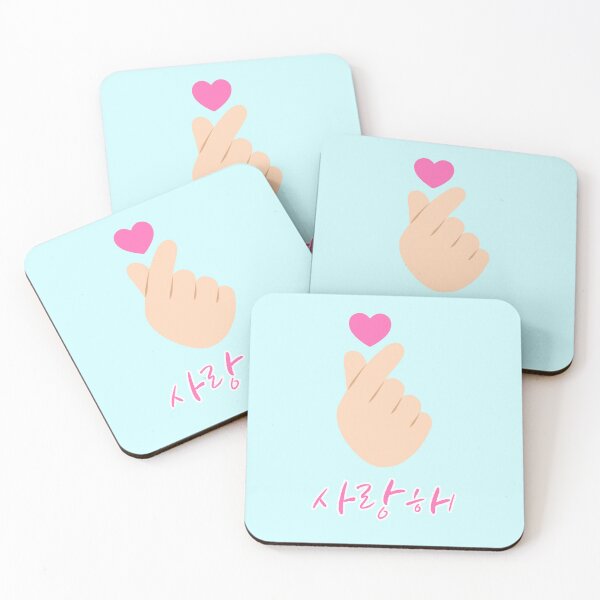 Item preview, Cute Finger Heart I Love You in Korean designed and sold by trendteezstore.
