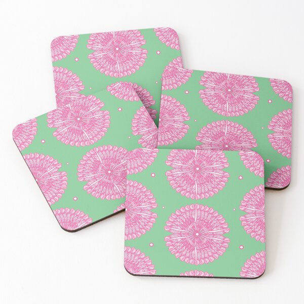 Item preview, Seamless doodle hand drawn feathers on green background. designed and sold by RosebudTextilesArt.