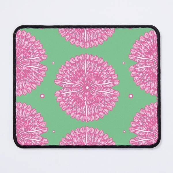Item preview, Seamless doodle hand drawn feathers on green background. designed and sold by RosebudTextilesArt.