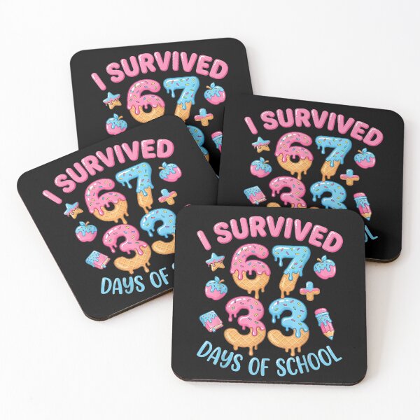 Item preview, Funny I Survived 100 Days of 67 100th Day of School Teachers  designed and sold by Juansustait.