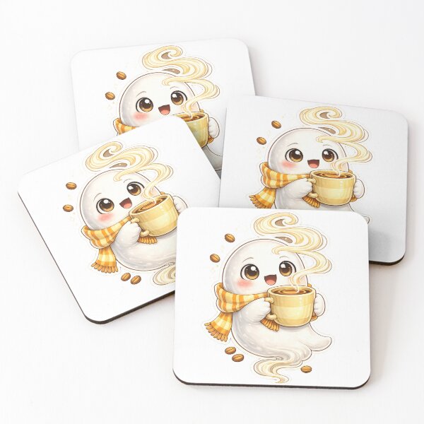 Item preview, Milo the Ghost - Cute Spooky Ghost Art | Cozy Kawaii Aesthetic designed and sold by Loom & Groove.