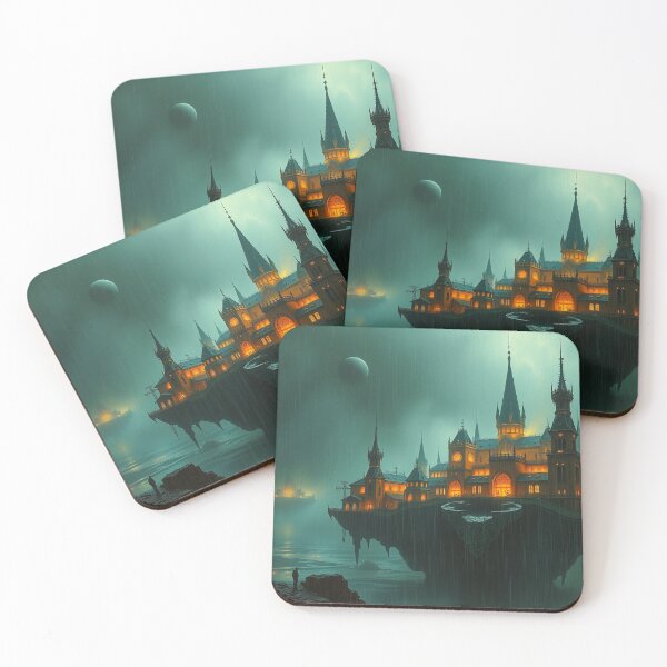 Item preview, Rain Soaked Fantasy City designed and sold by texdeath4life.