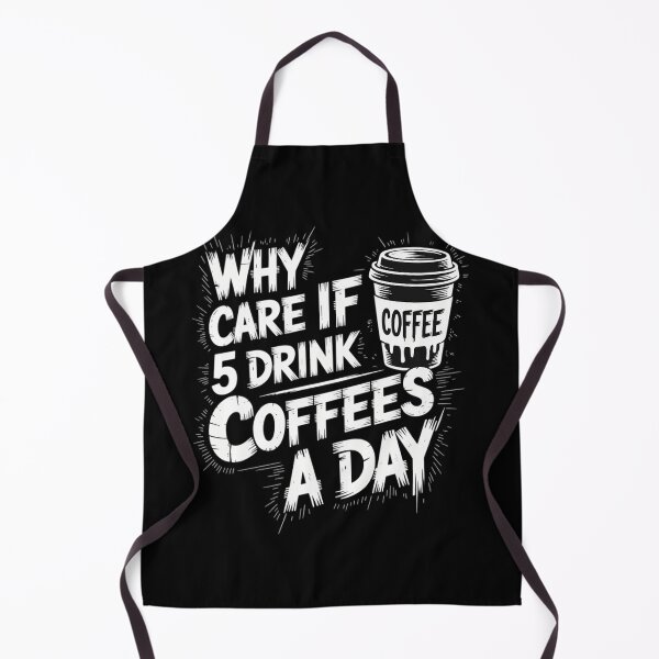 Item preview, Why Care If I Drink 5 Coffees a Day Grunge Look designed and sold by FlankinMew.