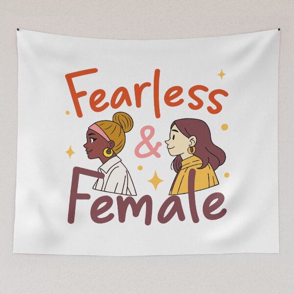 Item preview, Fearless and Female: Empowerment Illustration of Diverse Women designed and sold by Jirada.