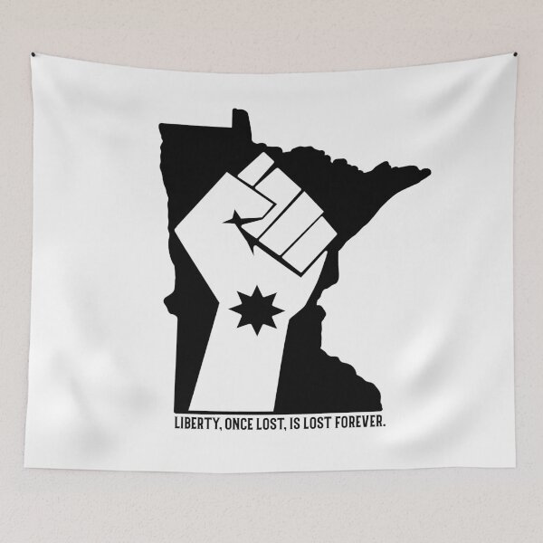 Item preview, Minnesota Resistance Liberty Rights Infringed Tyranny  designed and sold by BlueLineLAX.