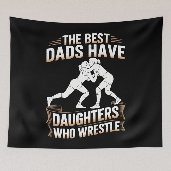 Item preview, Wrestling Dad The Best Dad Have Daughters Who Wrestle Grunge designed and sold by FlankinMew.