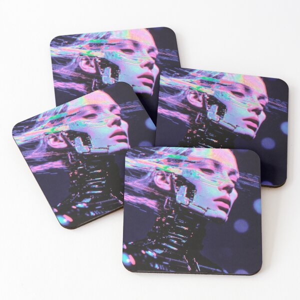 Item preview, Glitched Cyborg Girl | Cyberpunk Aesthetics  designed and sold by fatalfactaddict.