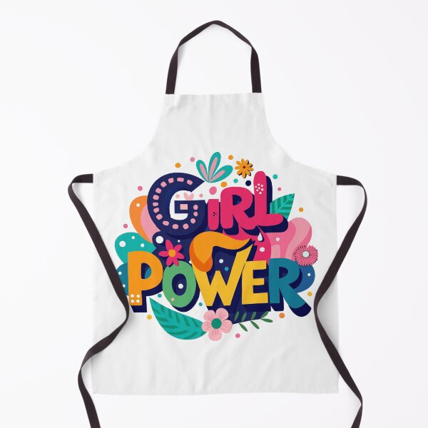 Item preview, Girl Power: Vibrant Colorful Typography Illustration with Floral Elements designed and sold by Jirada.