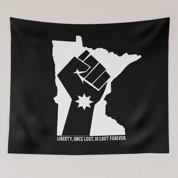 Item preview, Minnesota Resistance Liberty Rights Infringed Tyranny  designed and sold by BlueLineLAX.