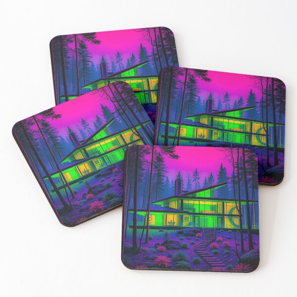 Item preview, Lavish Glowing Neon House designed and sold by texdeath4life.