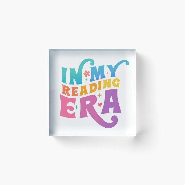 Item preview, In My Reading Era - Colorful Retro Groovy Aesthetic Typography designed and sold by Bankza.